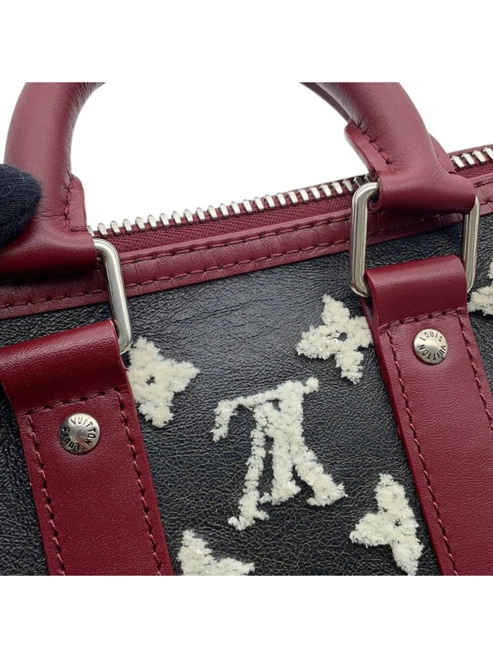 Louis Vuitton Handbag Monogram Shearling Keepall Bandouliere 25 2-Way - Picture 8 of 10